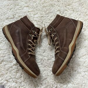 Ecco Wool Lined Leather Winter Shoes Size 41
